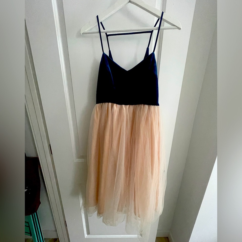 Velvet and Tulle Mini Party, Dress Carrie Bradshaw Tulle Dress, Tulle Prom Dress